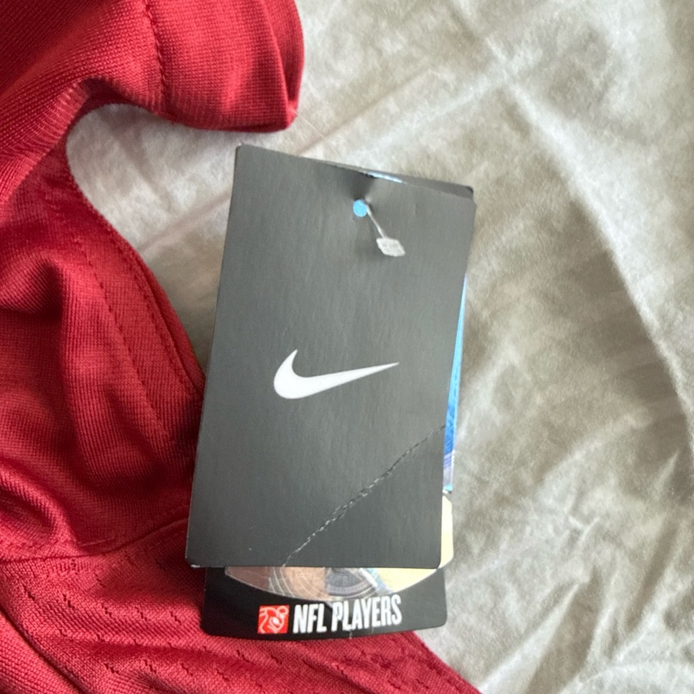 Nike Men's Crimson Jersey with White Number - Picture 6 of 7